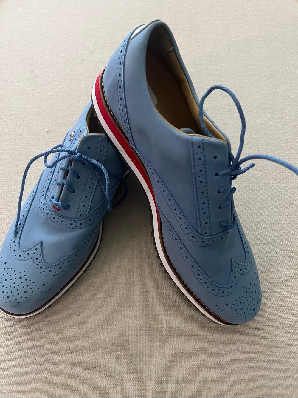 Womens Blue Footjoy Golf Shoes Lace-Up Shoes Size 10 NWOT